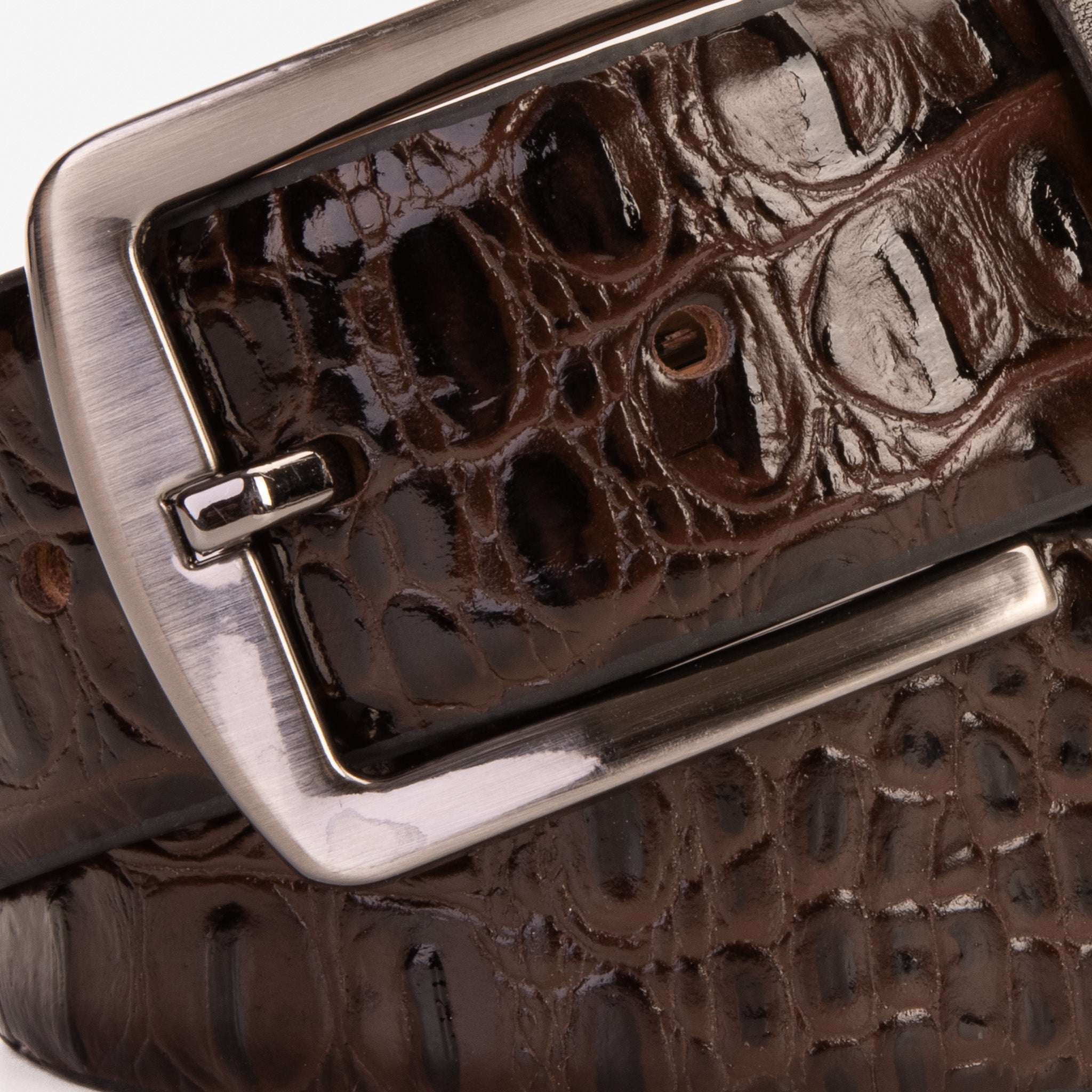 The Bomba Brown Leather Belt - Vinci Leather