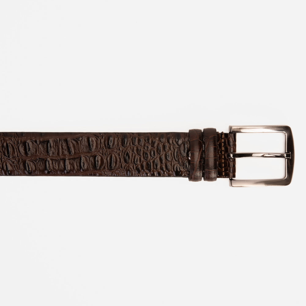 The Bomba Brown Leather Belt - Vinci Leather