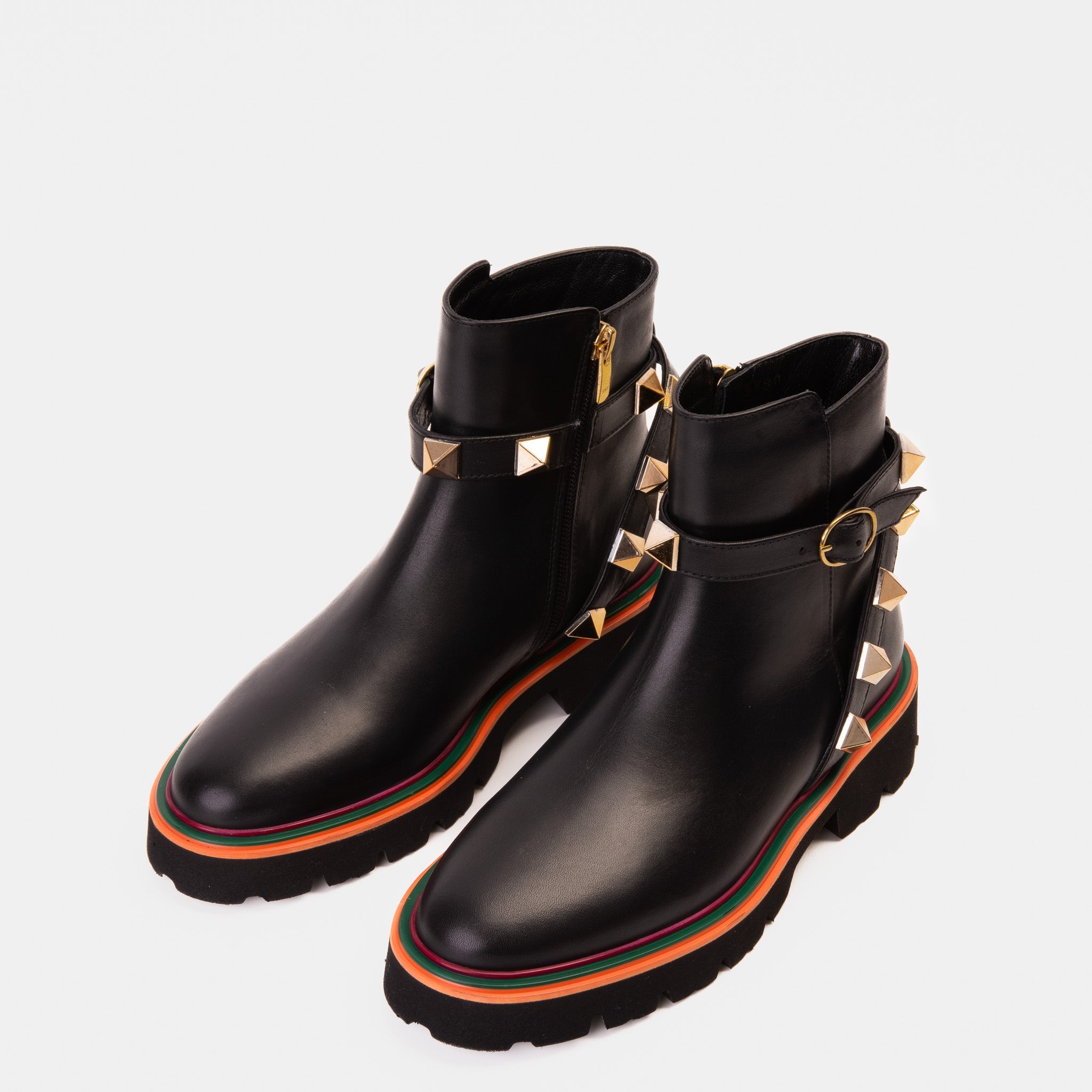 The Prag Black Leather Ankle Boot - Vinci Leather