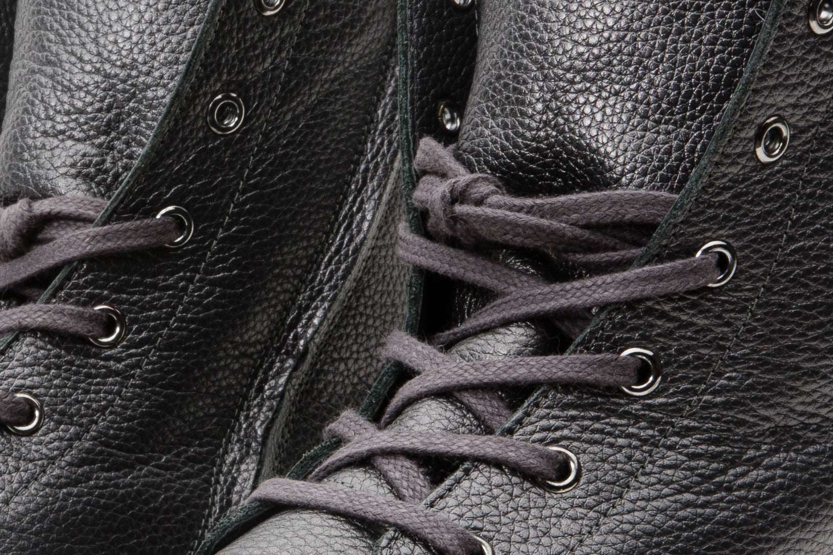 The Kajapati Grey Leather Natural Fur Mid Calf Boot - Vinci Leather
