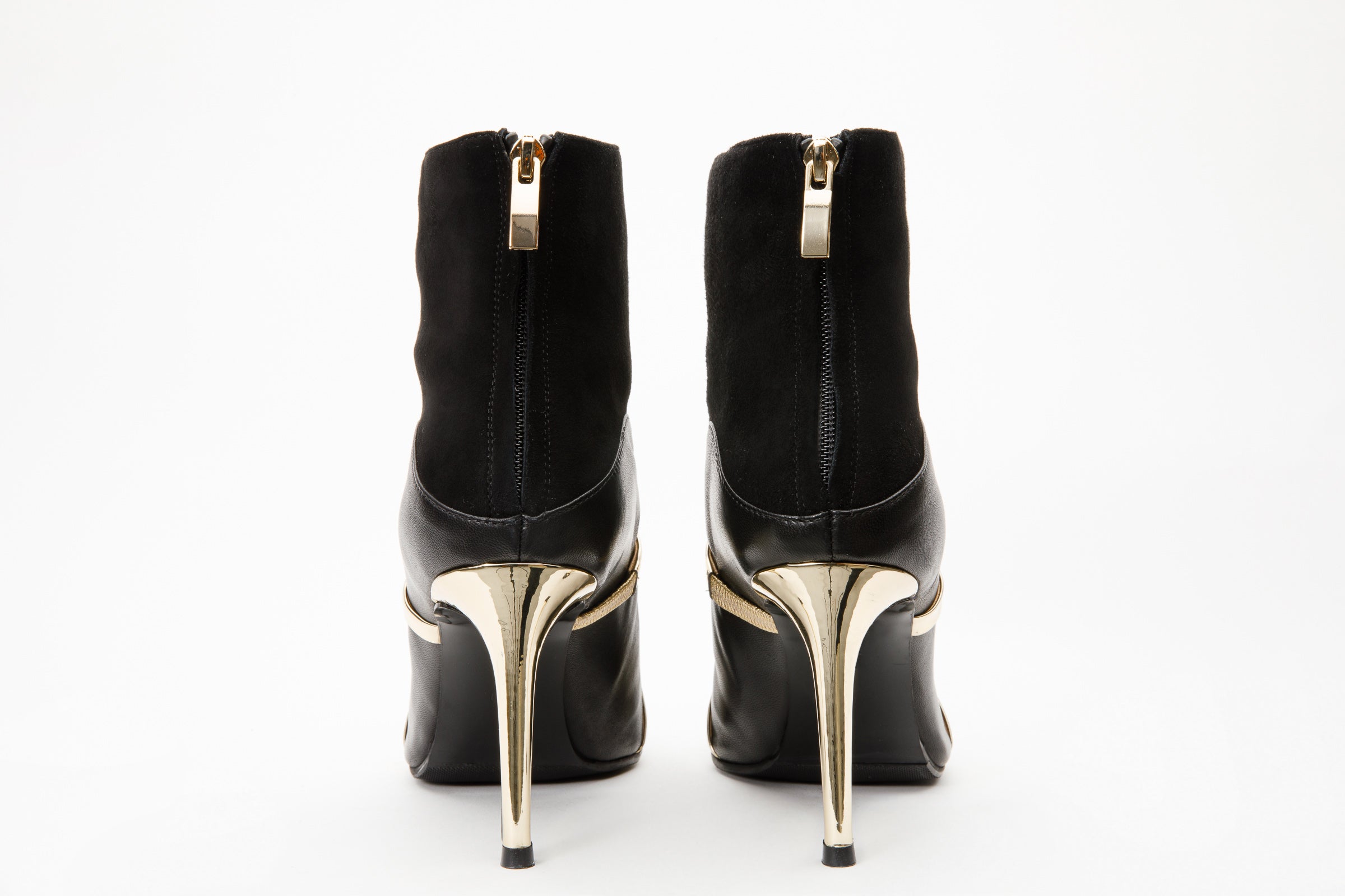 The Manila Black Leather Ankle Boot - Vinci Leather