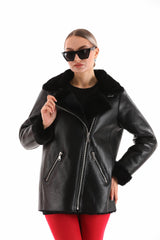 The Prague Black Leather Jacket - Vinci Leather
