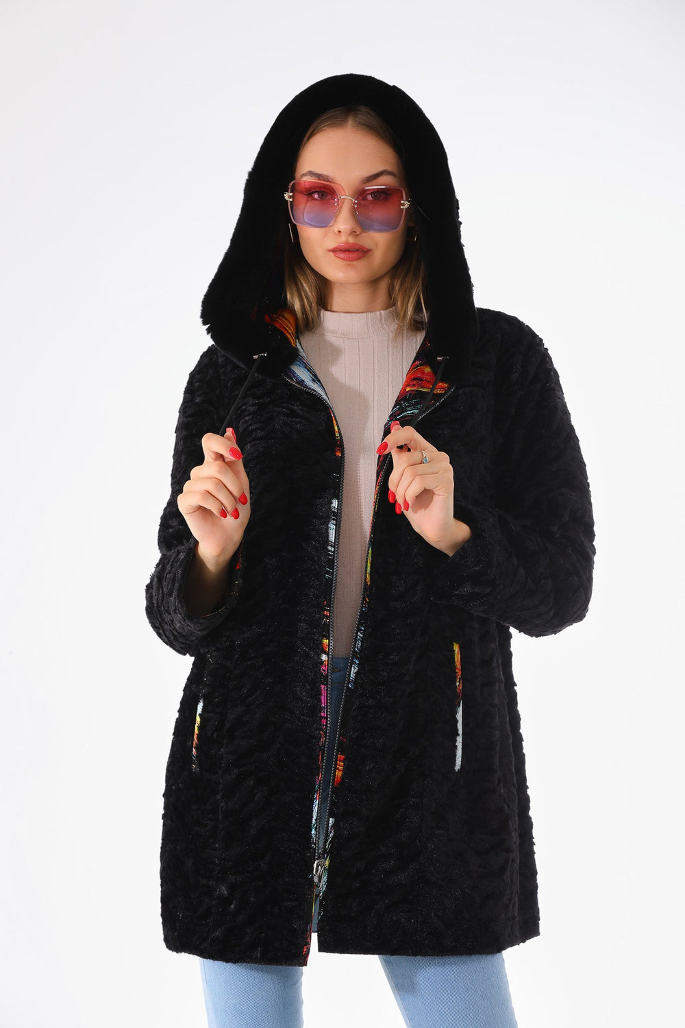 The Prisma Multicolor Leather Jacket - Vinci Leather
