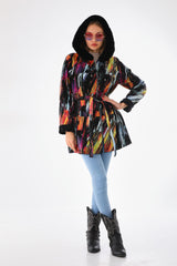 The Prisma Multicolor Leather Jacket - Vinci Leather