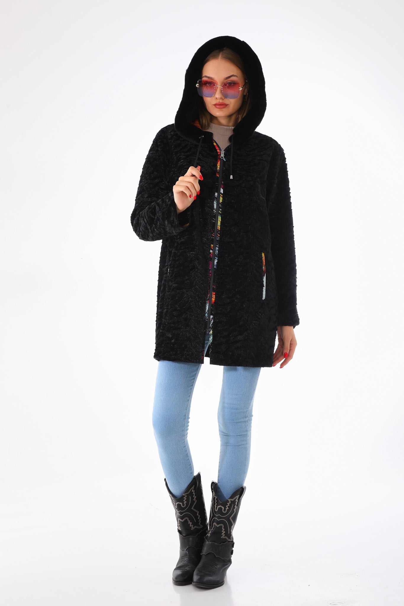 The Prisma Multicolor Leather Jacket - Vinci Leather