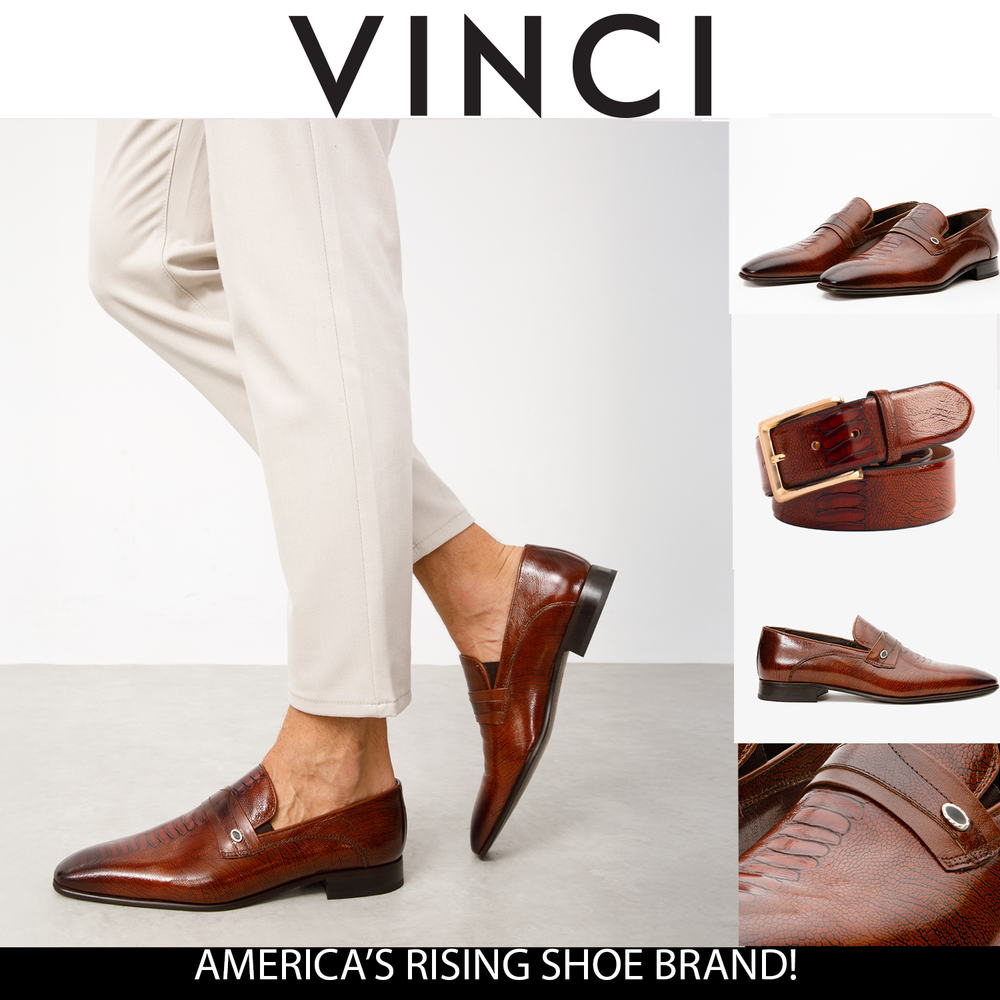 The Bangkok Tan Penny Loafer Shoe - Vinci Leather