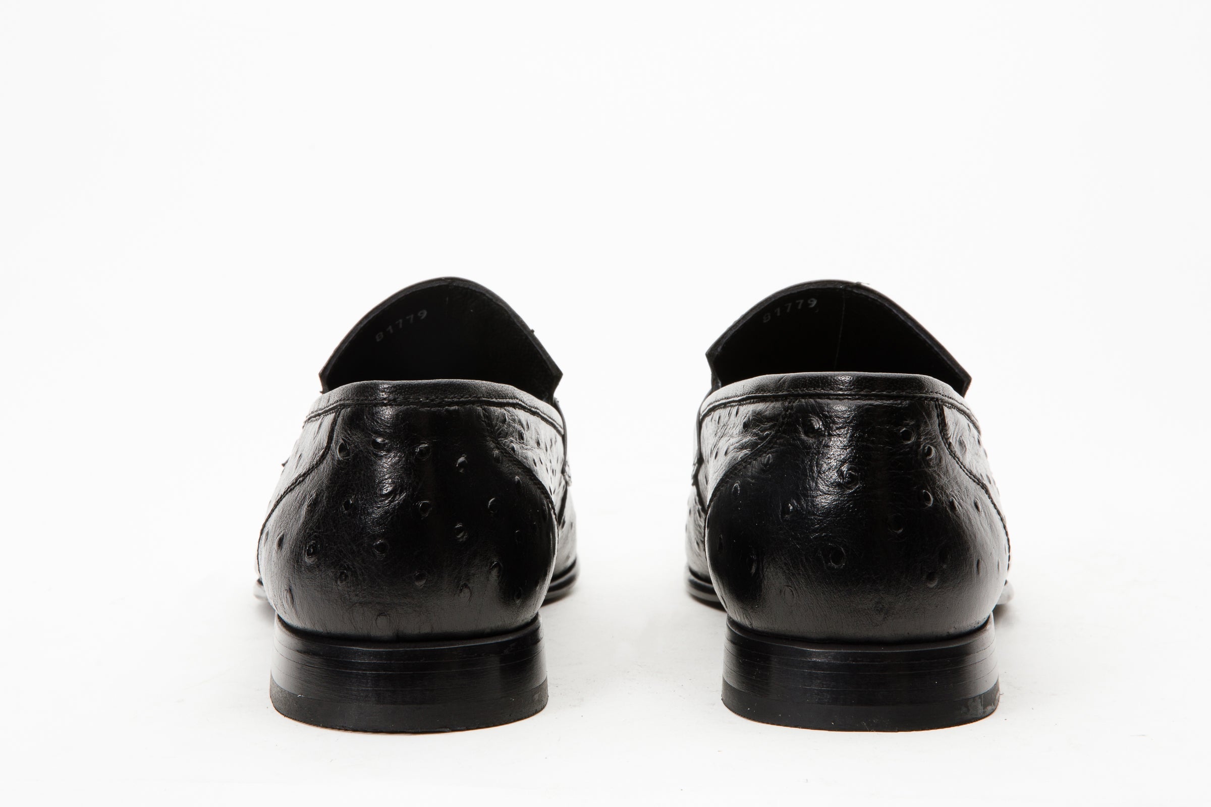 The Johannesburg Black Leather Dress Loafer  Shoe - Vinci Leather