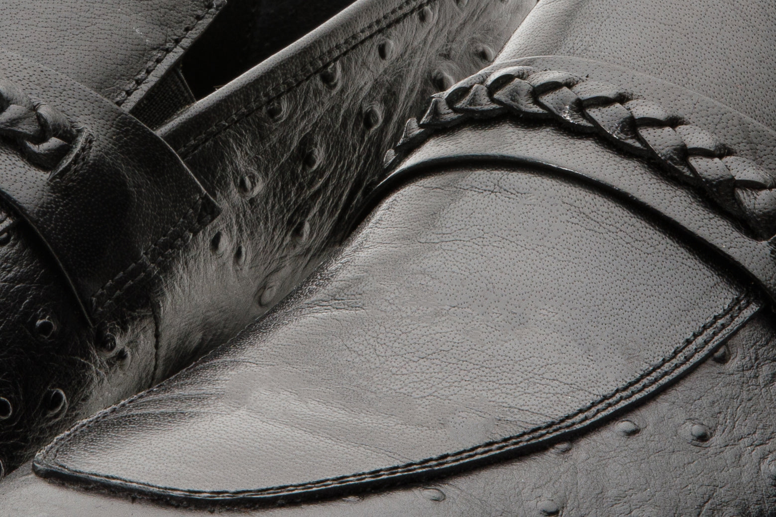 The Johannesburg Black Leather Dress Loafer  Shoe - Vinci Leather
