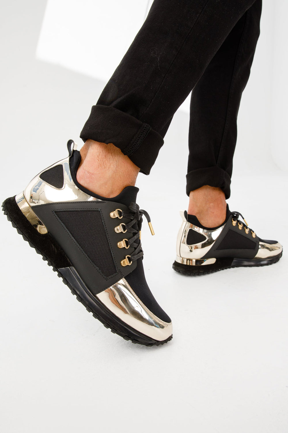The Emir Gold Leather Sneaker Limited Edition - Vinci Leather