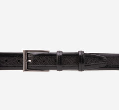The Everest Rockwell Black Leather Belt - Vinci Leather