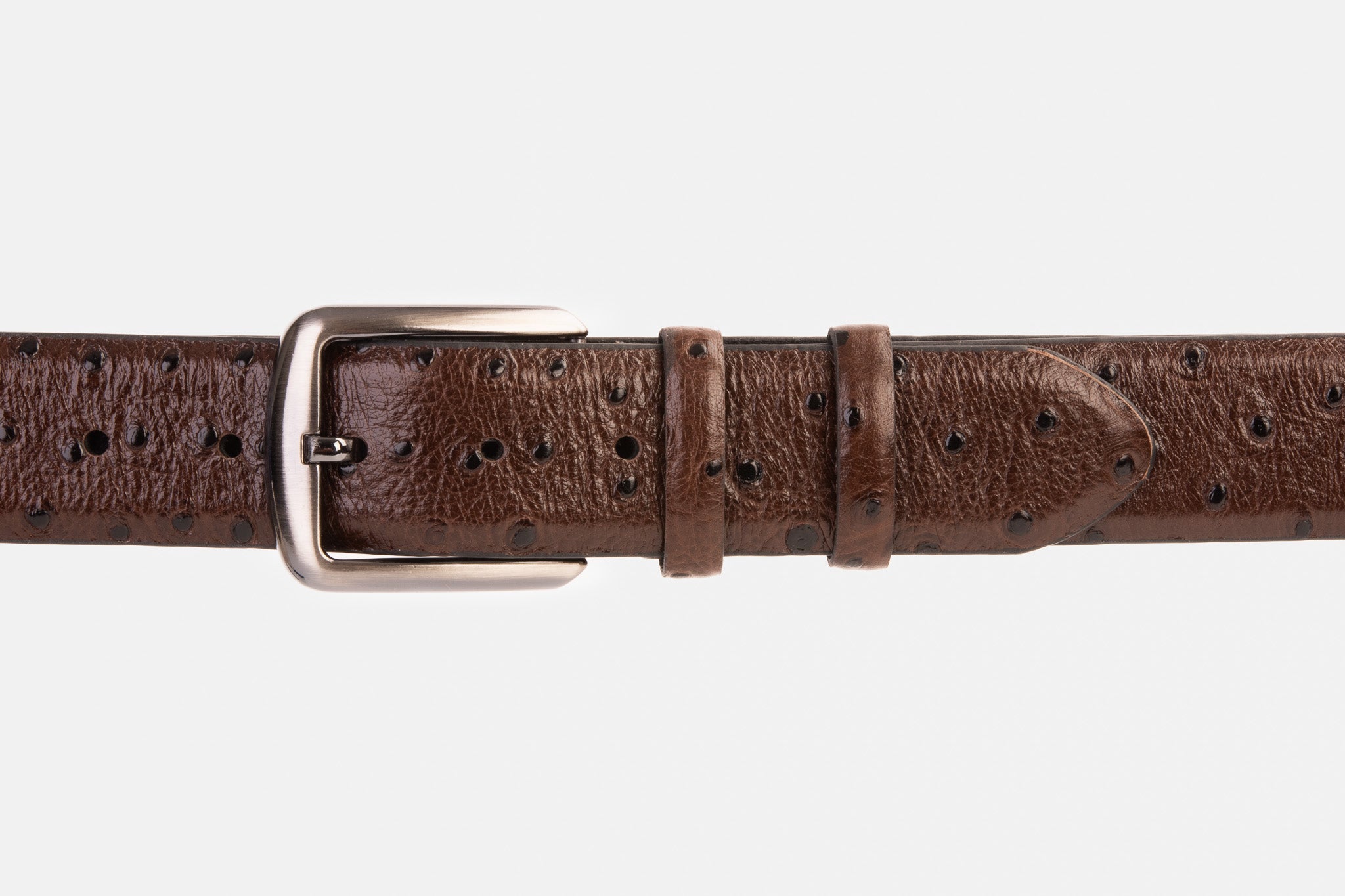 The Monterrey Brown Leather Belt - Vinci Leather