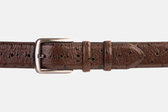 The Monterrey Brown Leather Belt - Vinci Leather