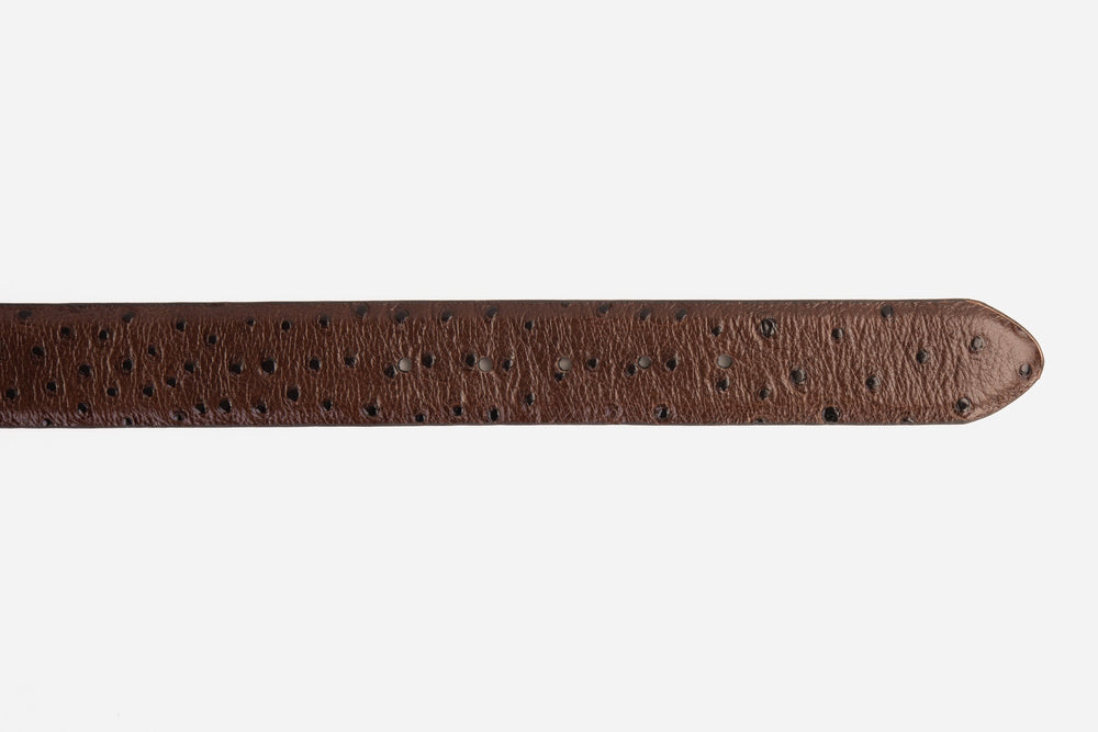 The Monterrey Brown Leather Belt - Vinci Leather