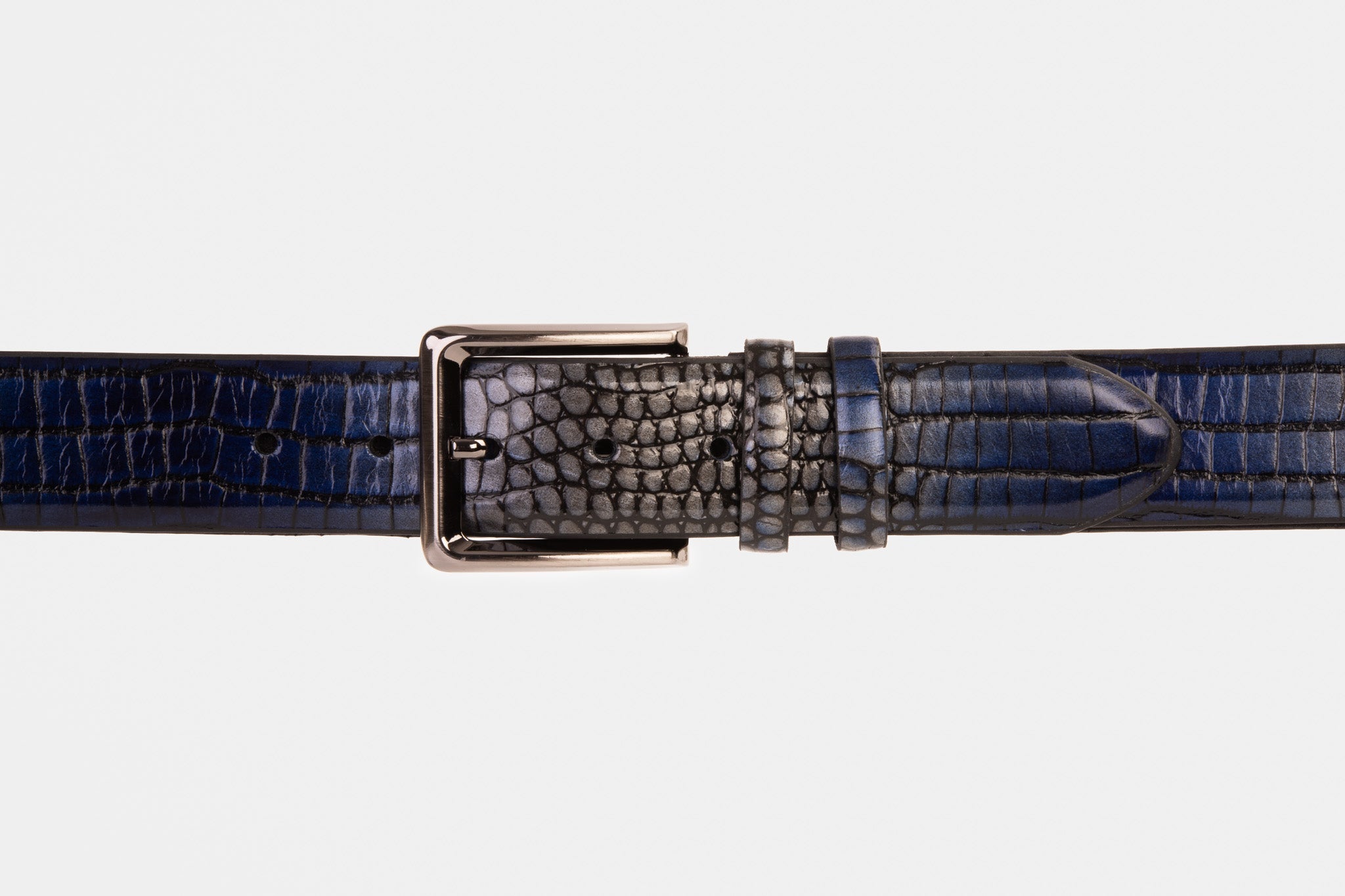 The Mush Navy Blue Belt - Vinci Leather