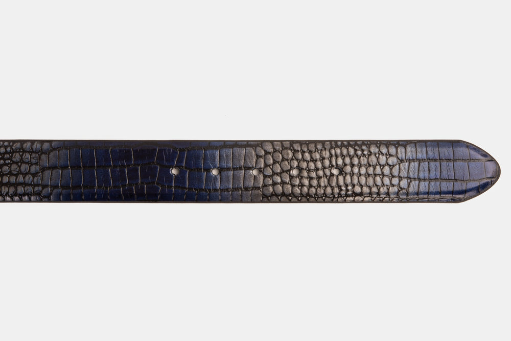 The Mush Navy Blue Belt - Vinci Leather