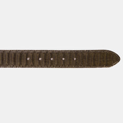 The Bethesda Green Pythn Snk Leather Belt - Vinci Leather
