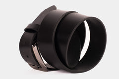 The Mercury Black Calfskin Belt - Vinci Leather