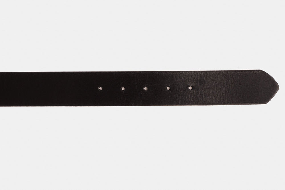 The Mercury Black Calfskin Belt - Vinci Leather
