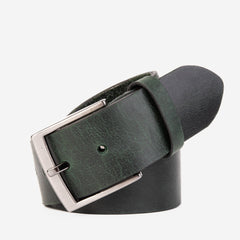 The Prime Forest Green Leather Belt - Vinci Leather