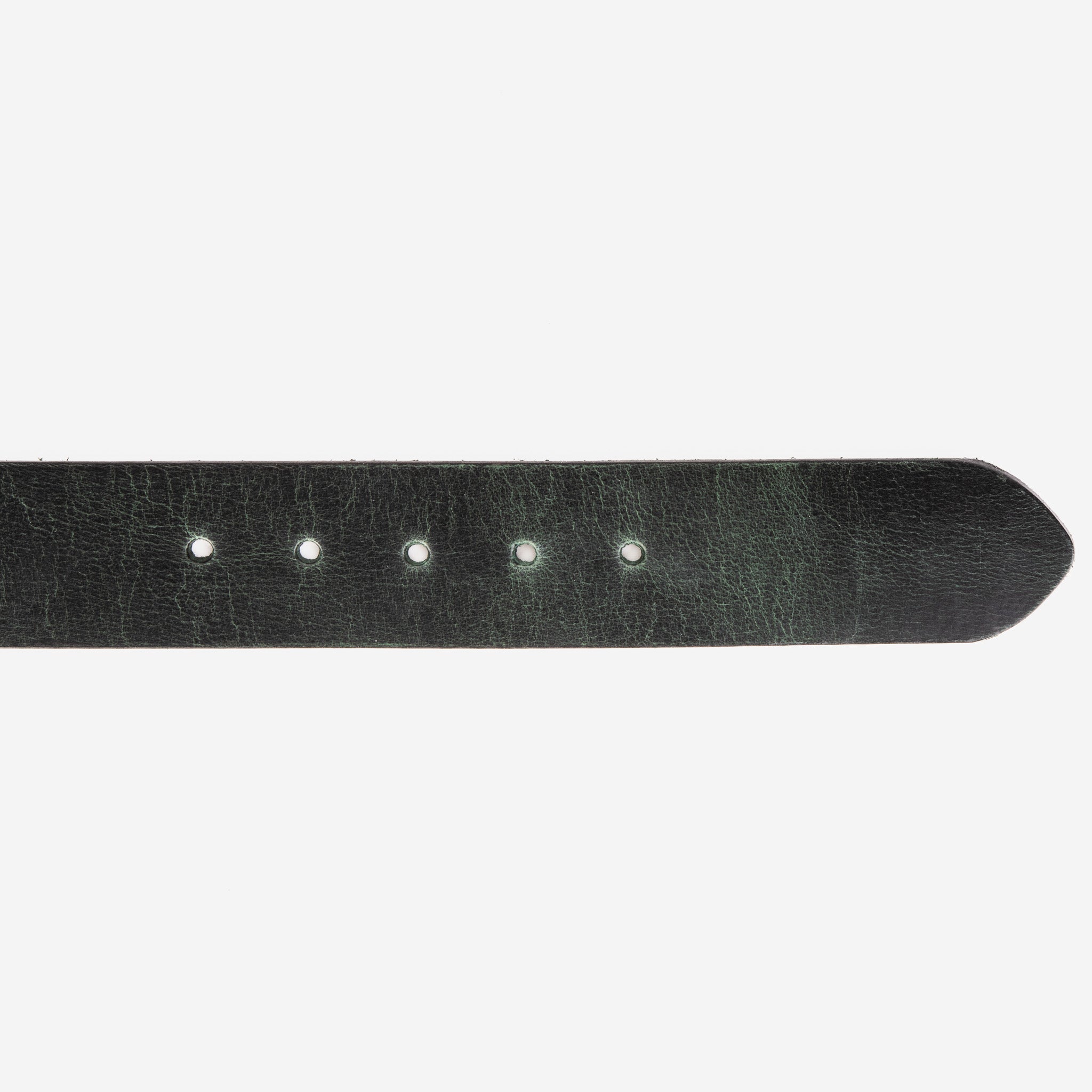 The Prime Forest Green Leather Belt - Vinci Leather