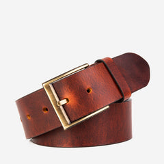 The Prime Burnt Sienna Leather Belt - Vinci Leather