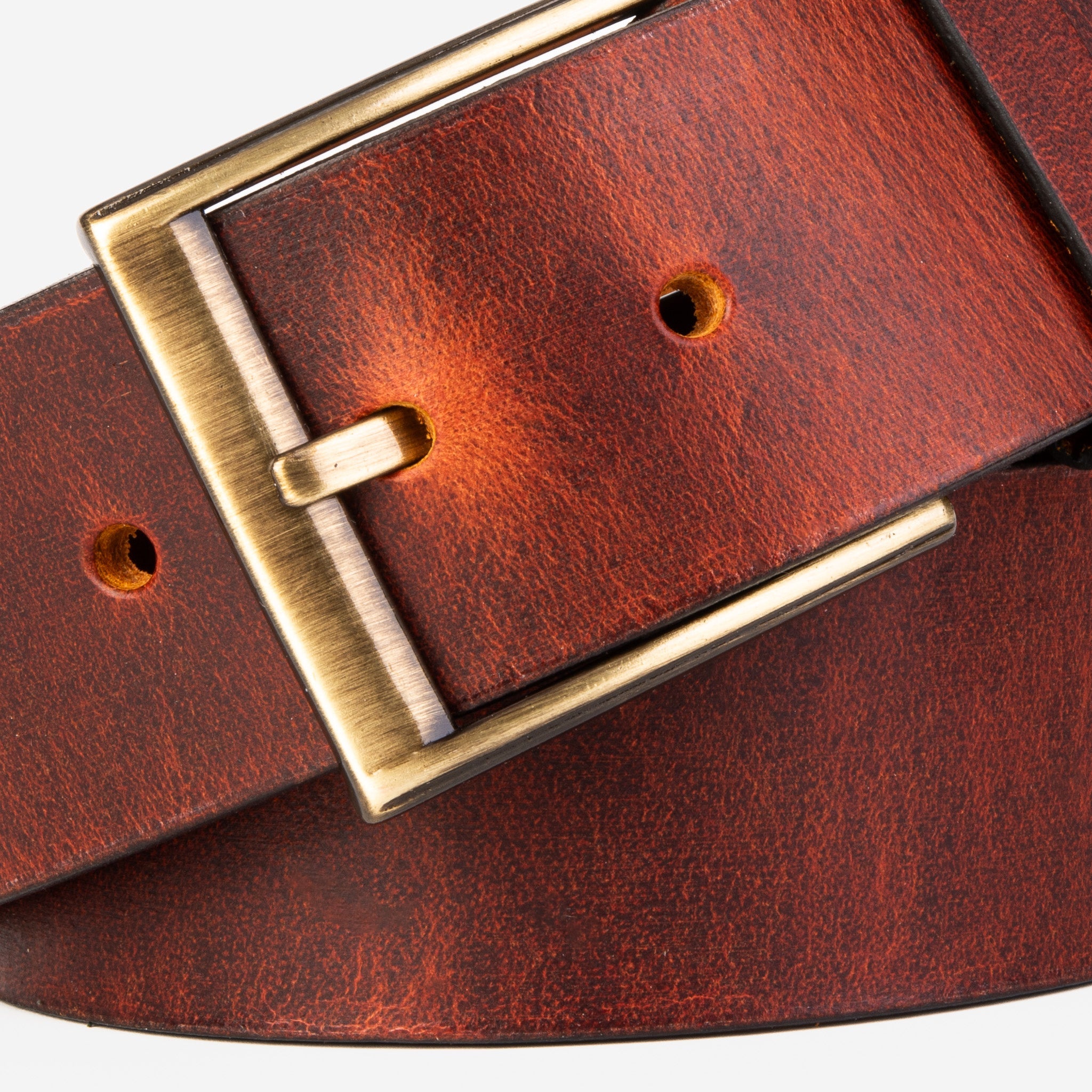 The Prime Burnt Sienna Leather Belt - Vinci Leather