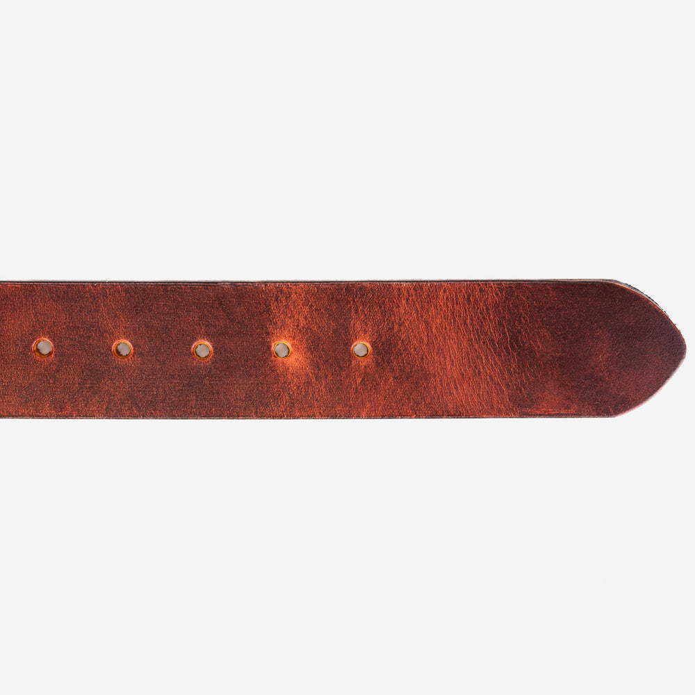The Prime Burnt Sienna Leather Belt - Vinci Leather
