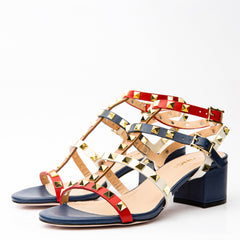 The Nejapa Multicolor Multi Strap Leather Sandal - Vinci Leather