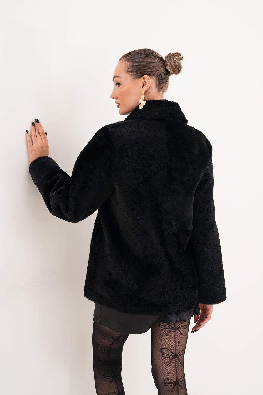 The Ava Reversible Shearling Leather Jacket - Vinci Leather
