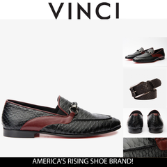 The Milano Black Shoe Bit Loafer  Shoe Final Sale! - Vinci Leather