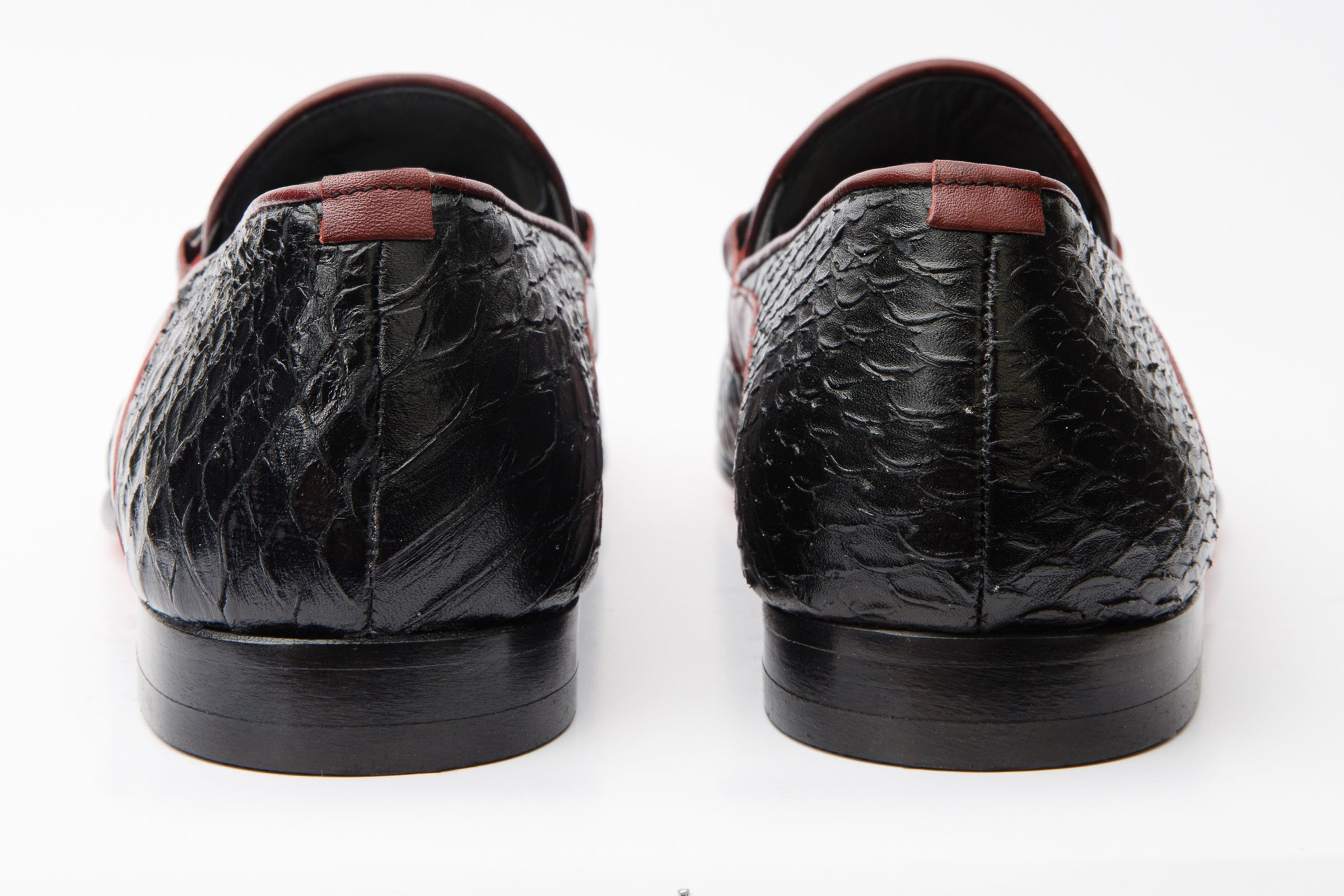 The Milano Black Shoe Bit Loafer  Shoe Final Sale! - Vinci Leather
