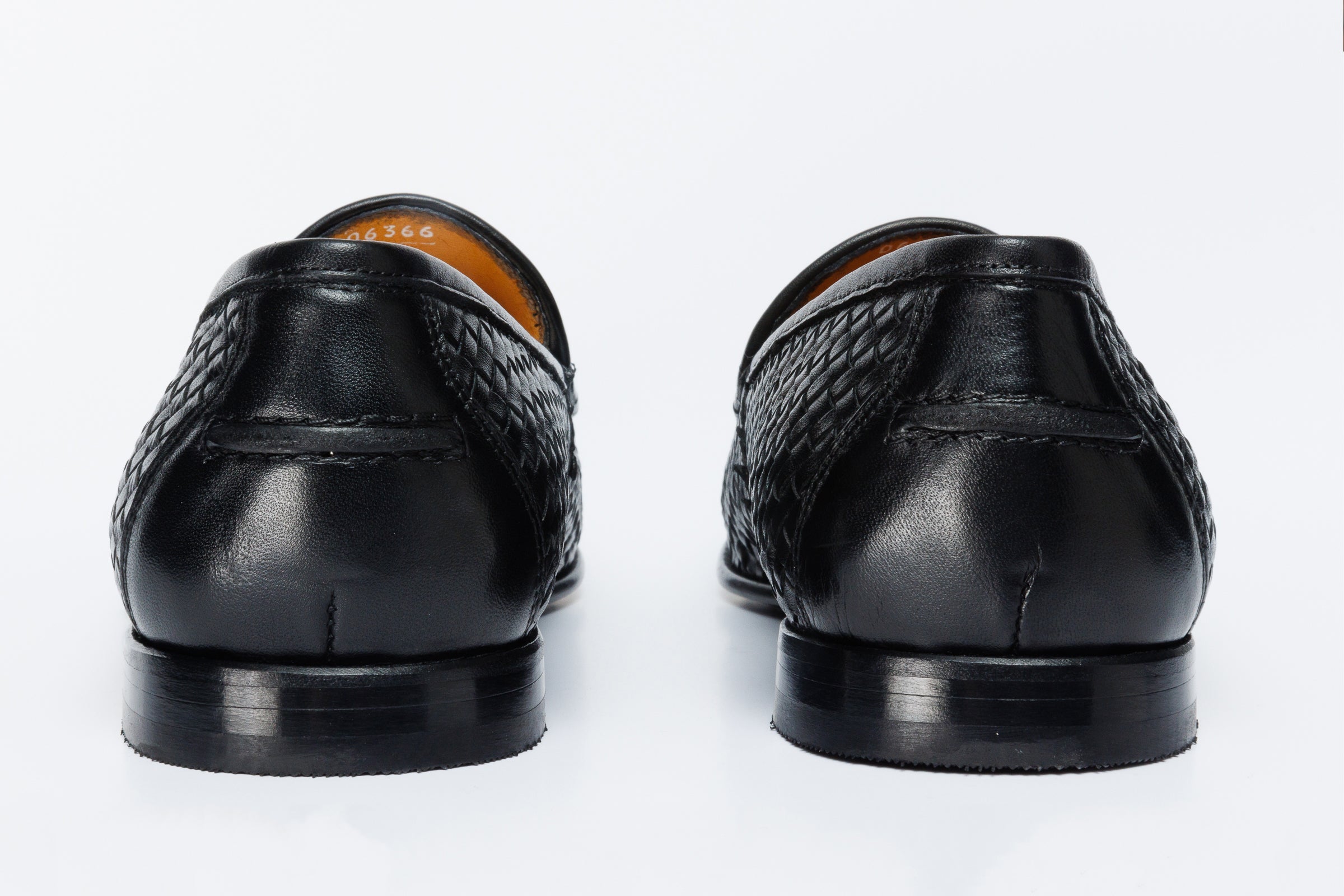 The Mclean Shoe Black Leather Woven Tassel Loafer  Shoe - Vinci Leather