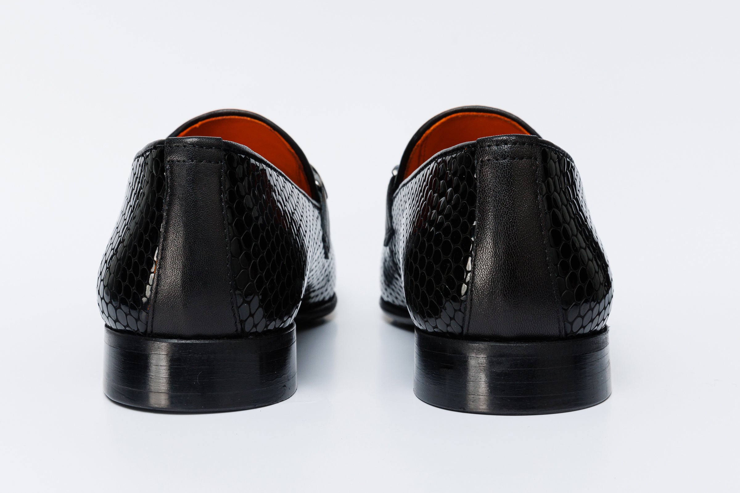 The King Black Bit Dress Loafer Shoe - Vinci Leather