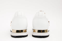 The Infanta White Spike Leather Sneaker Limited Edition - Vinci Leather