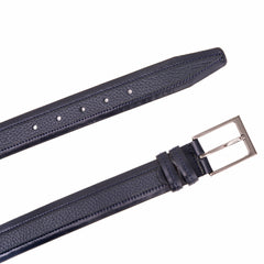 The Everest Rockwell Navy Blue Leather Belt - Vinci Leather