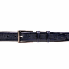 The Everest Rockwell Navy Blue Leather Belt - Vinci Leather