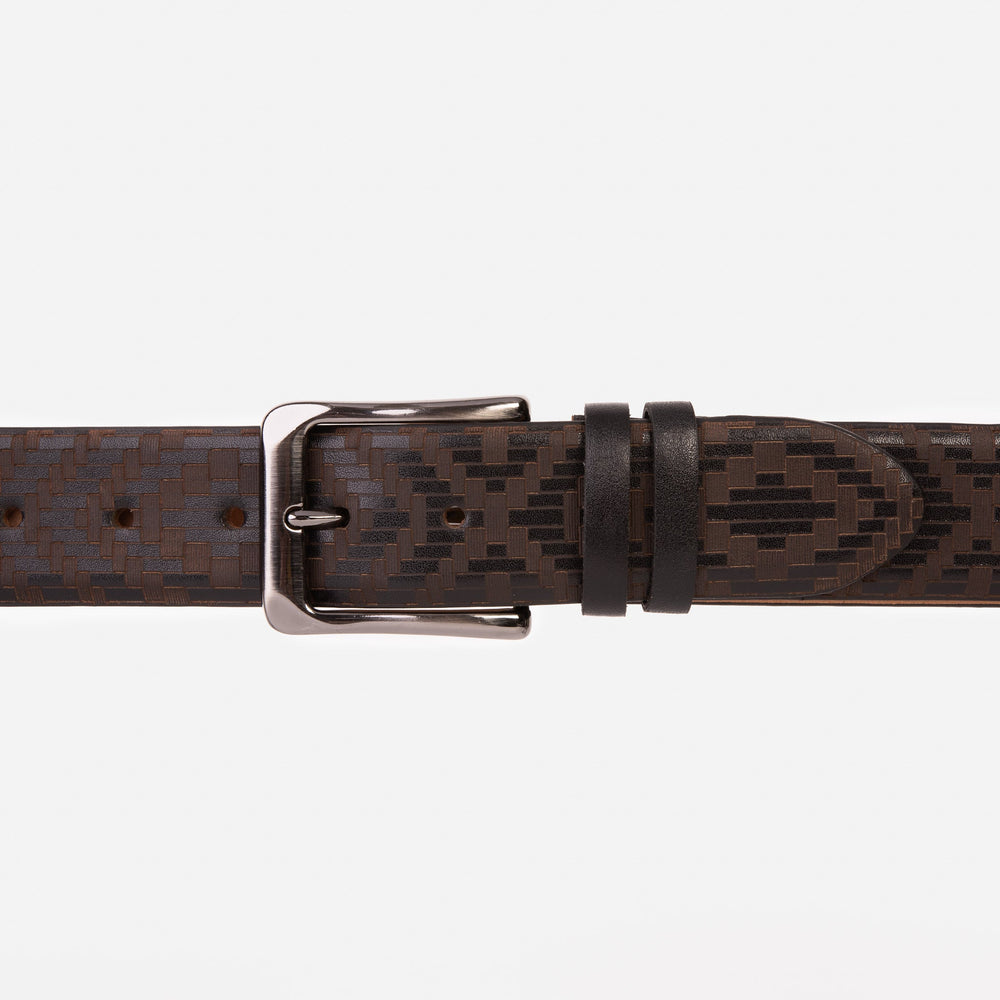 The Meram Black Calfskin Belt - Vinci Leather