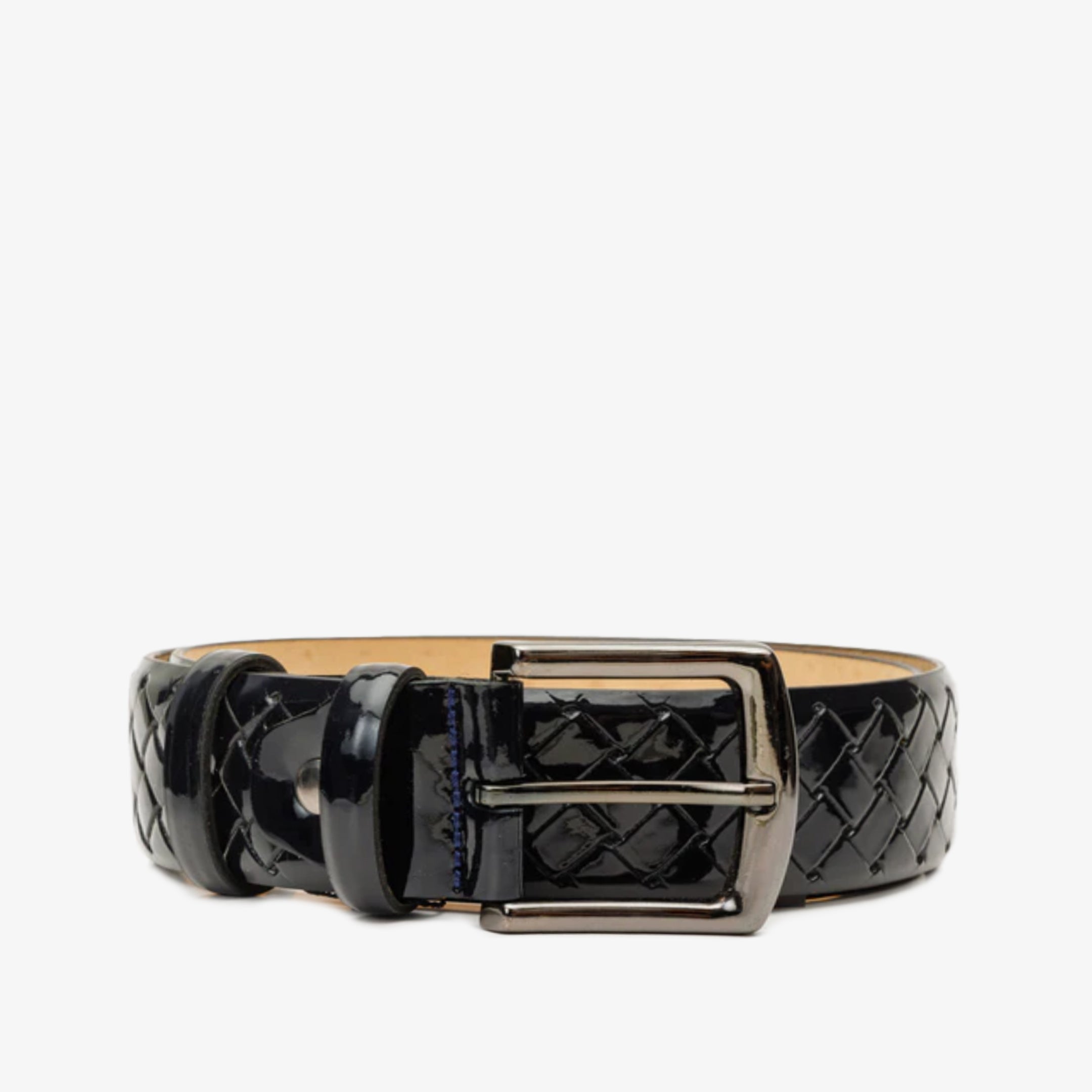 The Rico Navy Color Calfskin Belt - Vinci Leather
