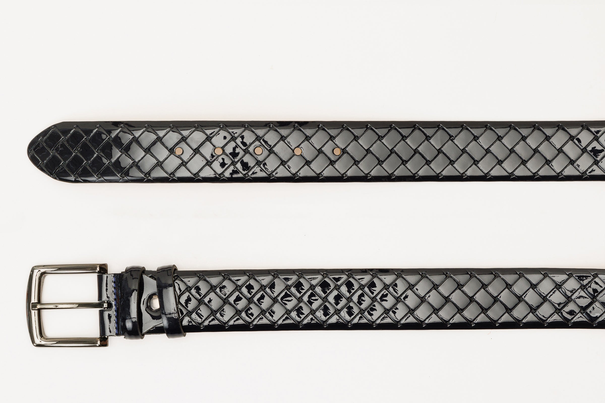 The Rico Navy Color Calfskin Belt - Vinci Leather