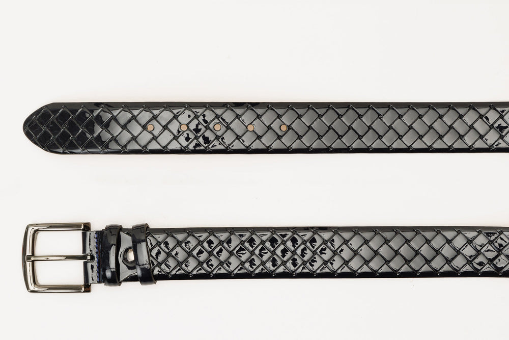 The Rico Navy Color Calfskin Belt - Vinci Leather