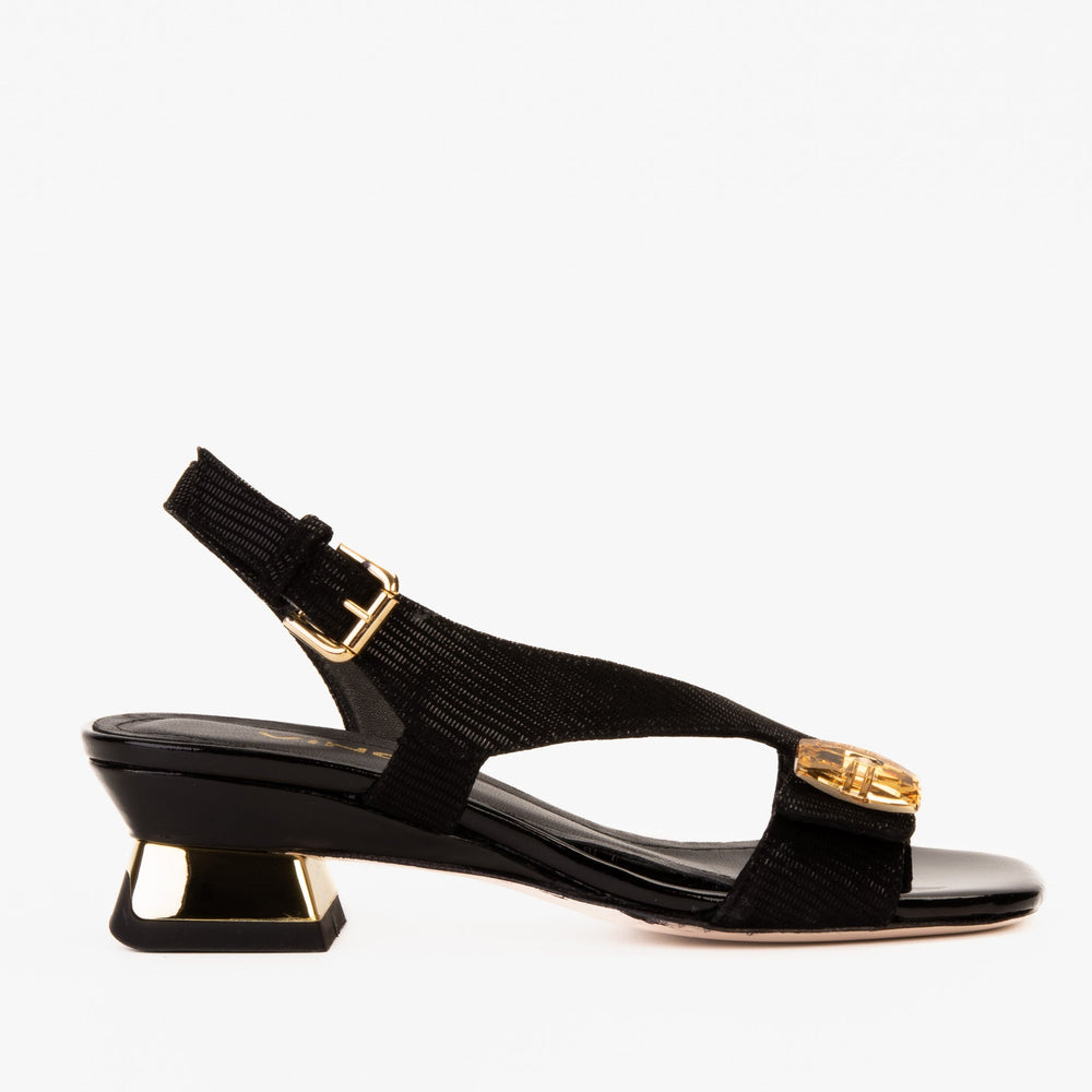 The Iconic Black Leather Sandal - Vinci Leather