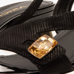 The Iconic Black Leather Sandal - Vinci Leather