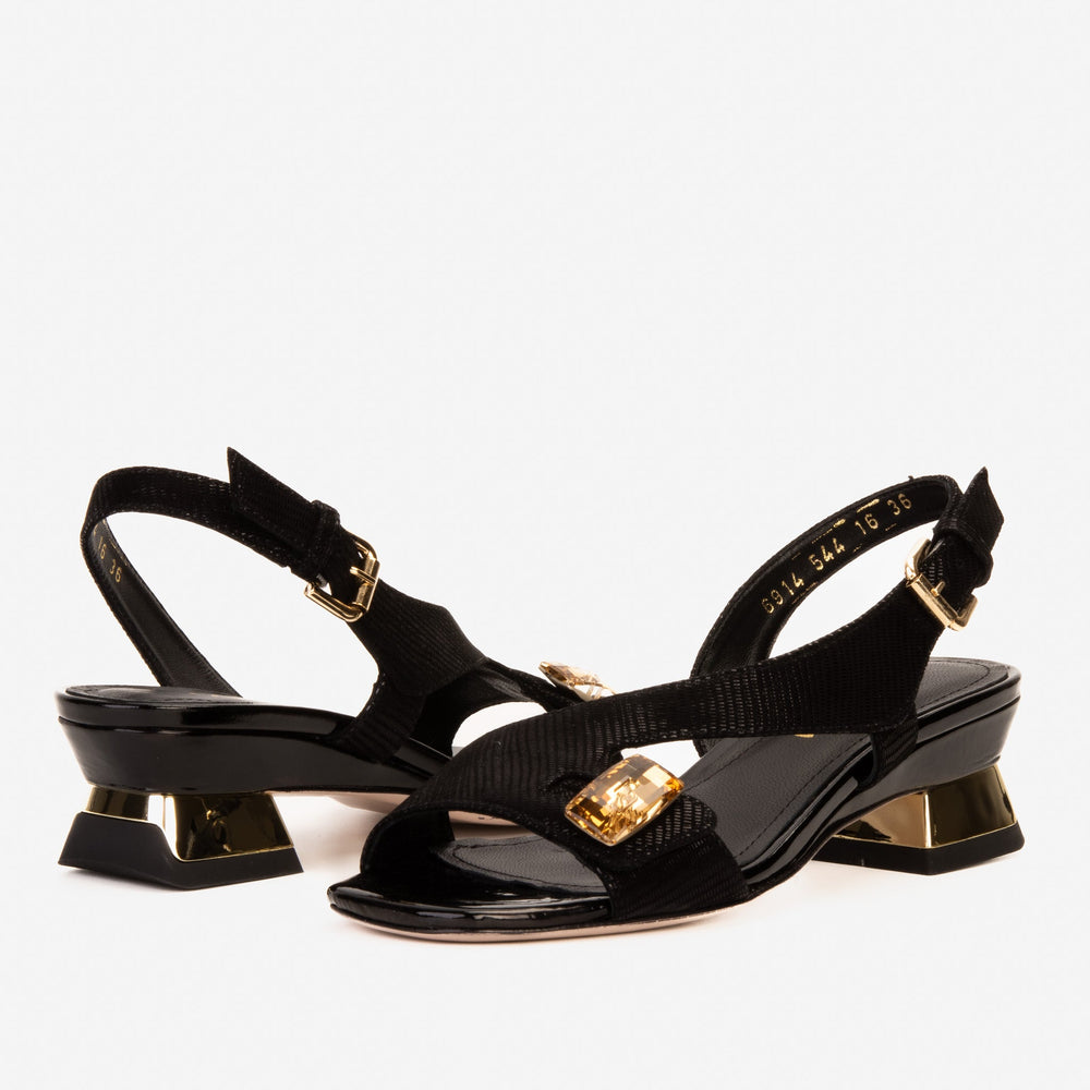 The Iconic Black Leather Sandal - Vinci Leather