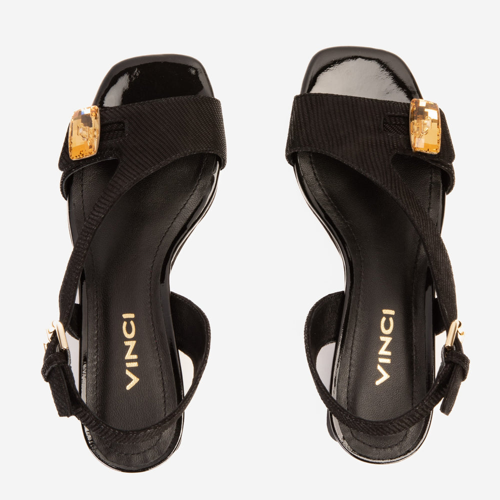 The Iconic Black Leather Sandal - Vinci Leather