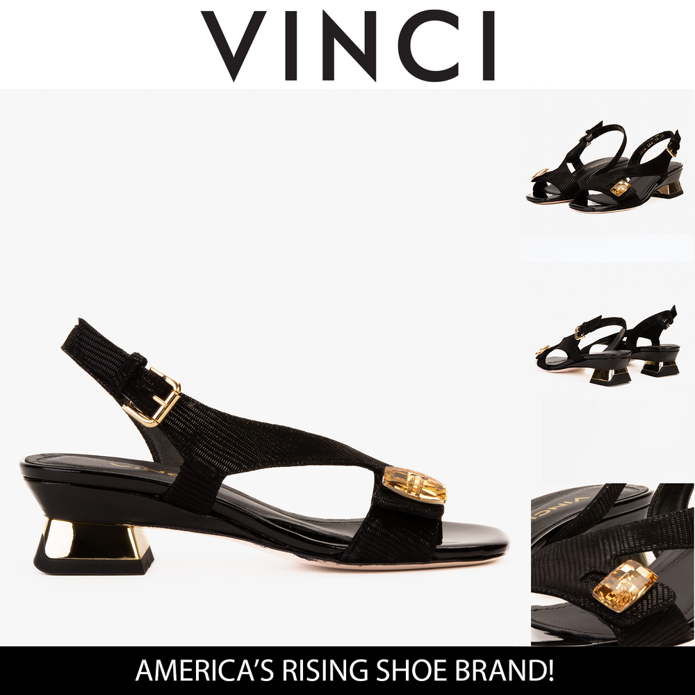 The Iconic Black Leather Sandal - Vinci Leather
