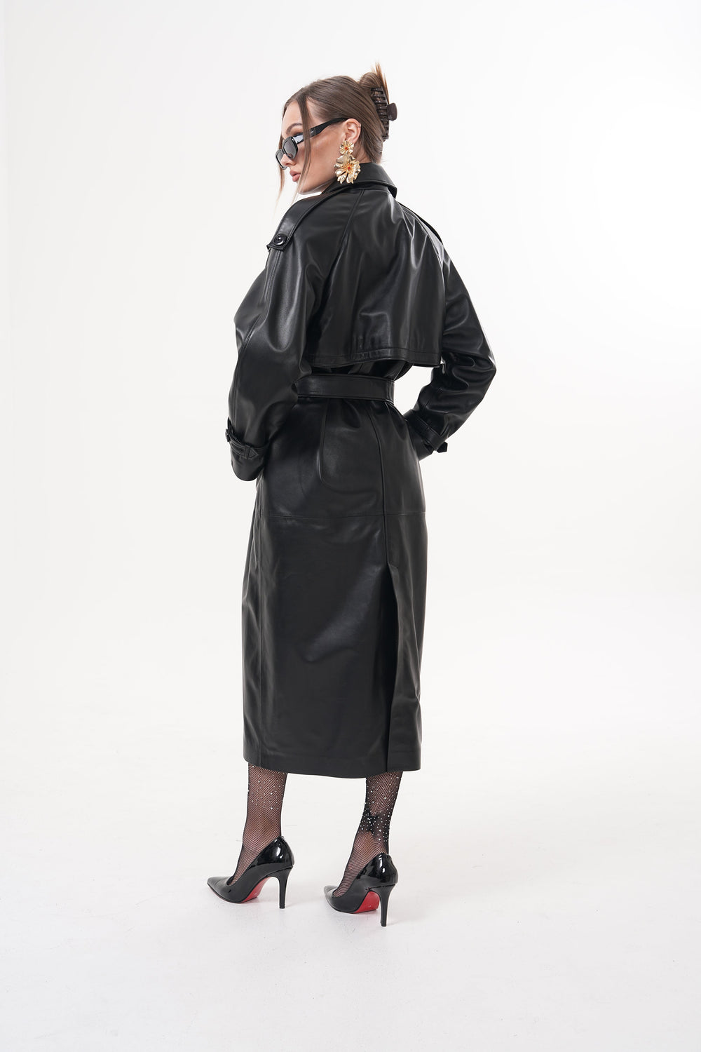 The Raven Black Leather Jacket - Vinci Leather