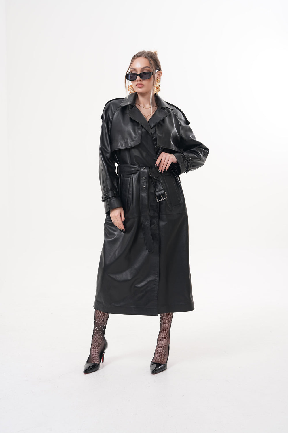 The Raven Black Leather Jacket - Vinci Leather