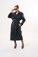 The Raven Black Leather Jacket - Vinci Leather