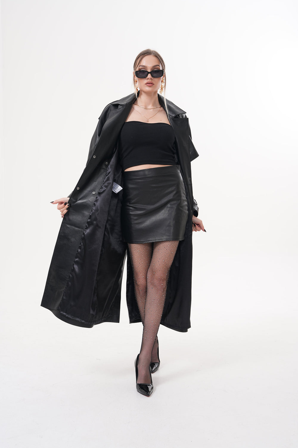 The Raven Black Leather Jacket - Vinci Leather