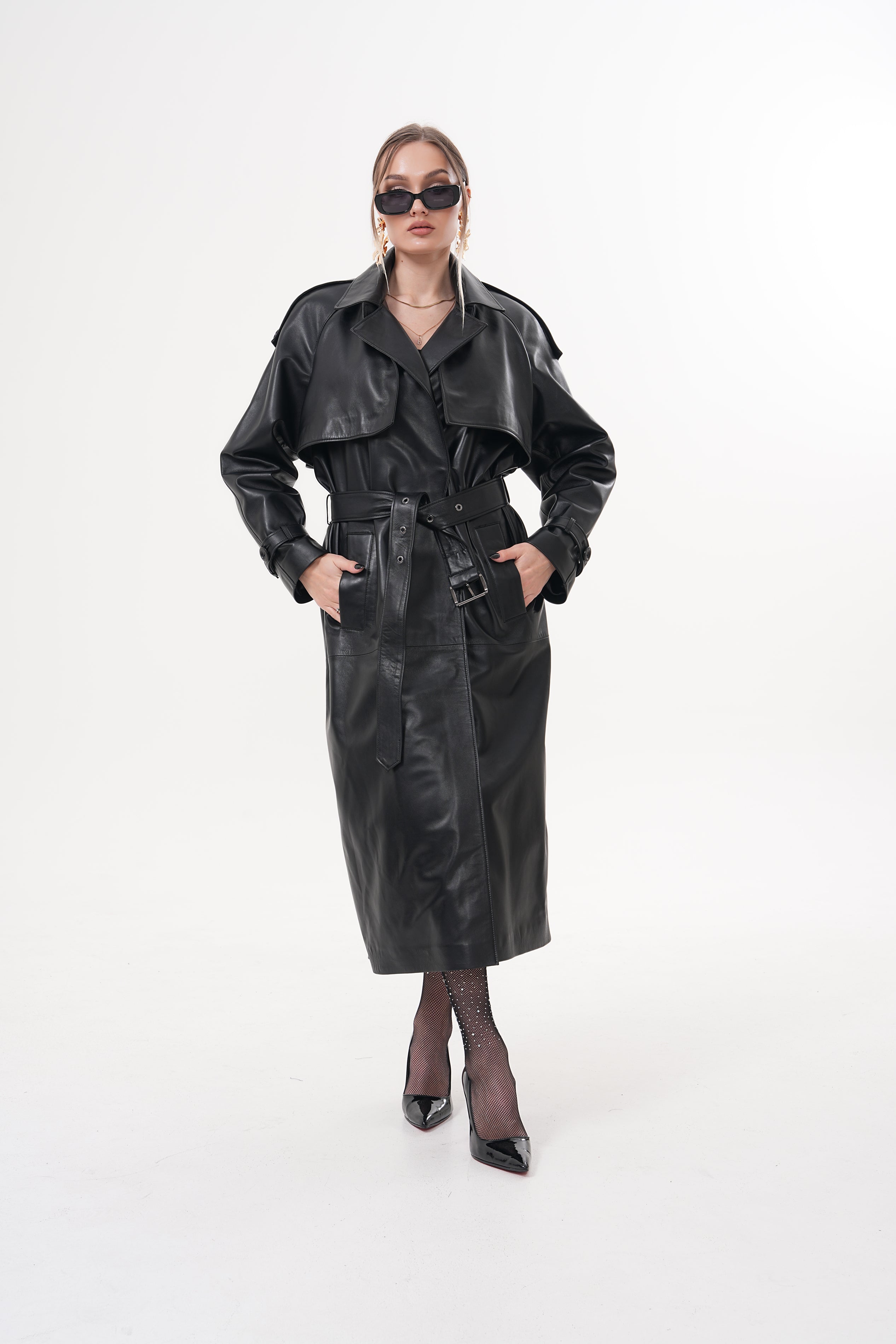 The Raven Black Leather Jacket - Vinci Leather